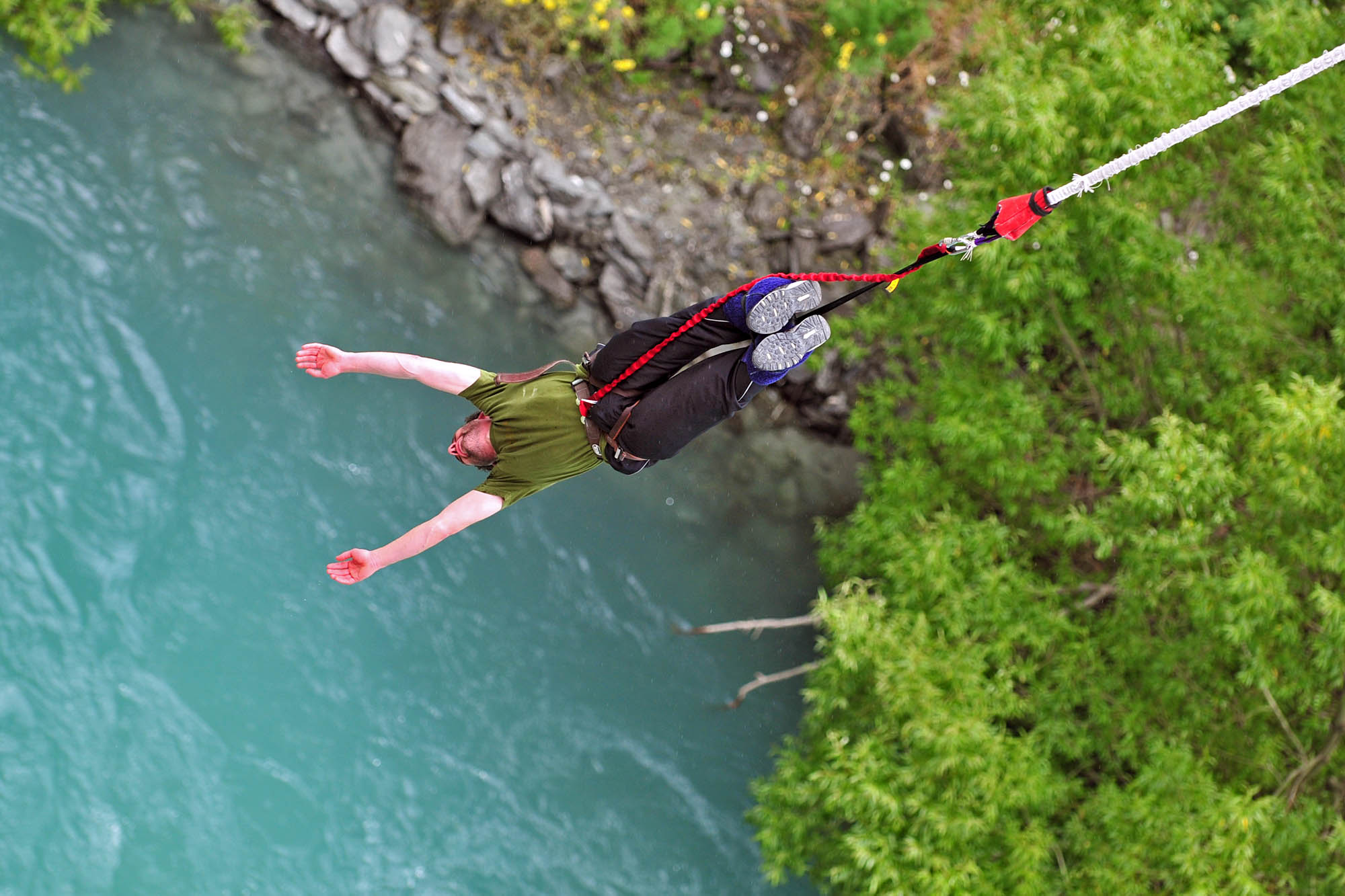 Bungee Jumping in Rishikesh (83 Meters)