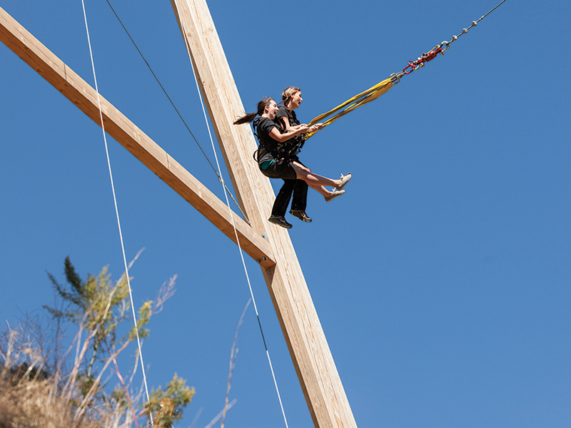 Giant Canyon Swing in Rishikesh