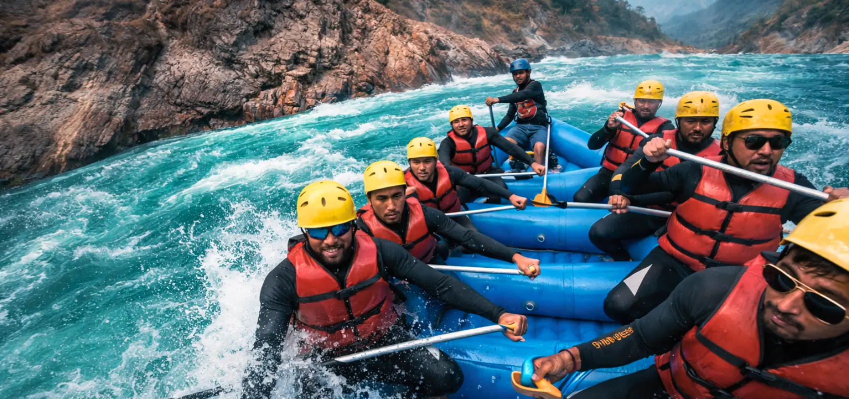 White Water River Rafting in Rishikesh